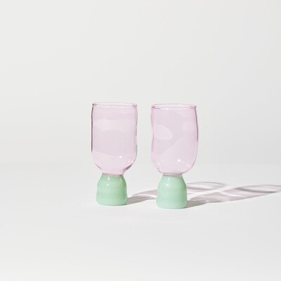 Show Pony Glasses Set, Colour: Pink/Aqua