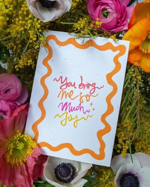 You Bring Me So Much Joy Greeting Card