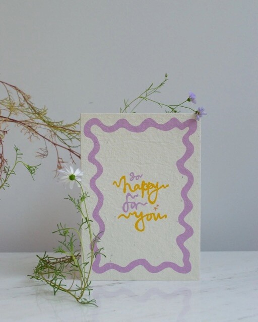 So Happy For You Greeting Card