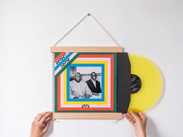 Record Jacket Frame in Raw Pine