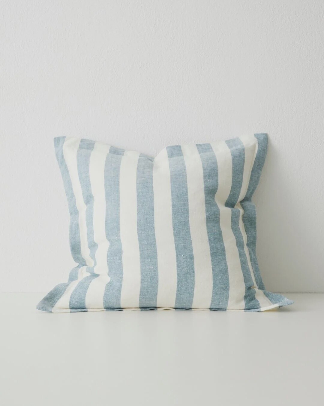 Luca Stripe Cushion in Assorted Colours, Colour: Sky