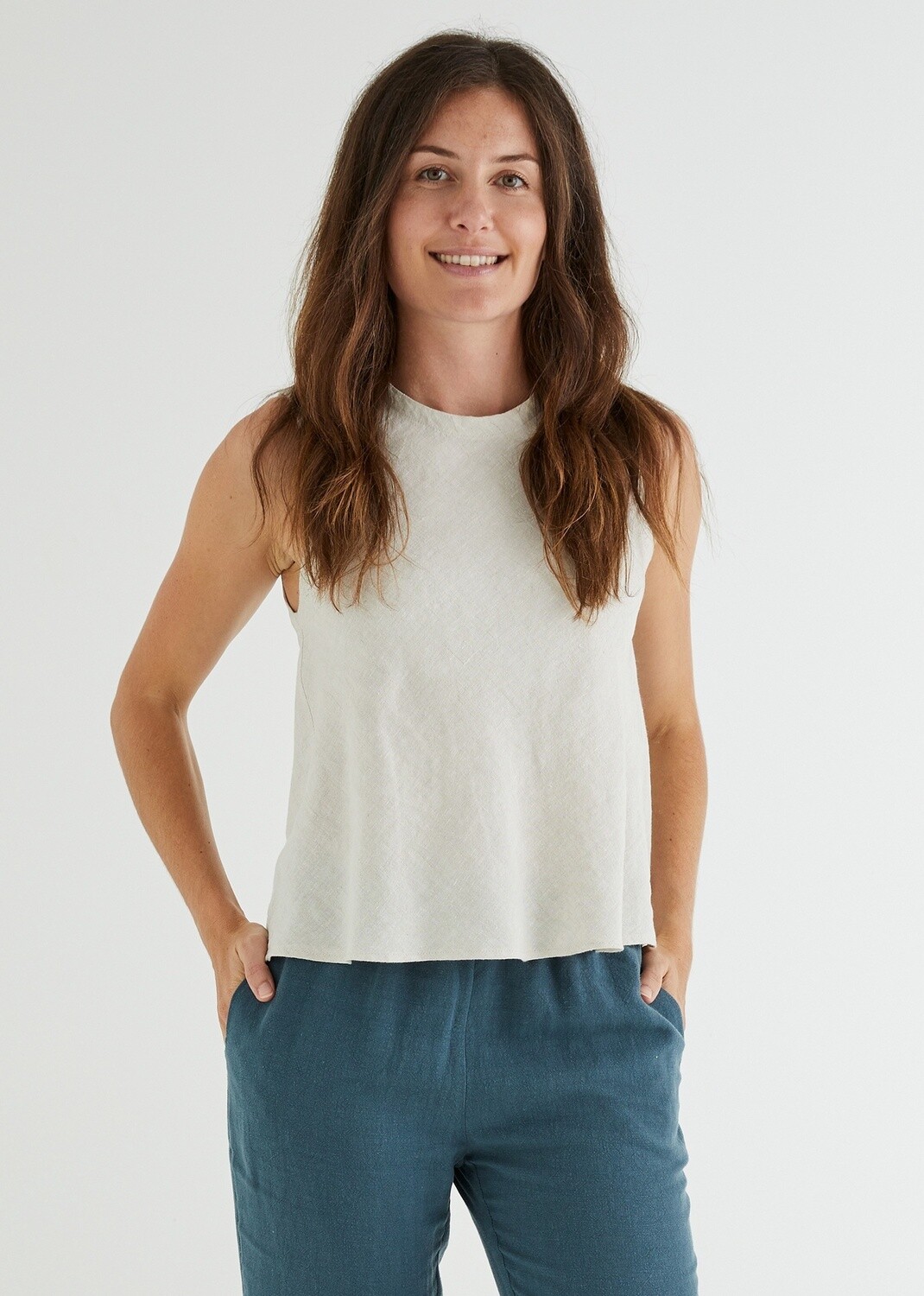 Hazel Top in Natural