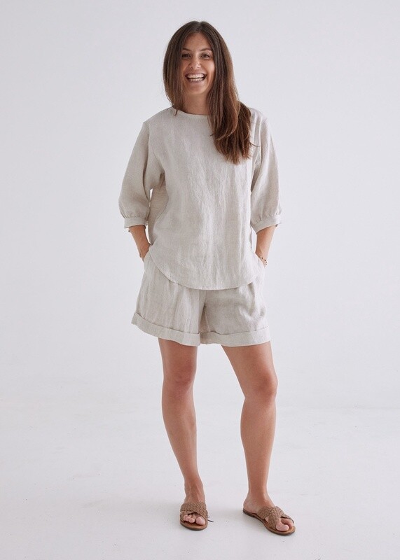 Laura Top in Natural
