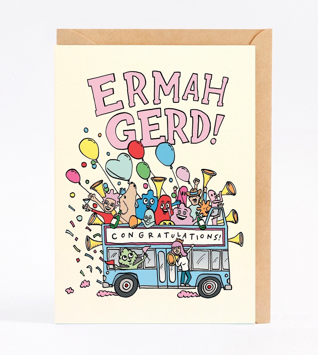 Wally Paper Co - Congratulations Card
