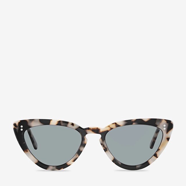 Villain Sunglasses in White Tort