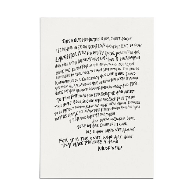 &quot;This is Our Home&quot; Print by Wildkindship