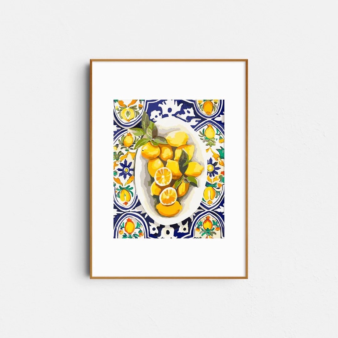 Amalfi Lemons (rolled) by Paint Like Frida