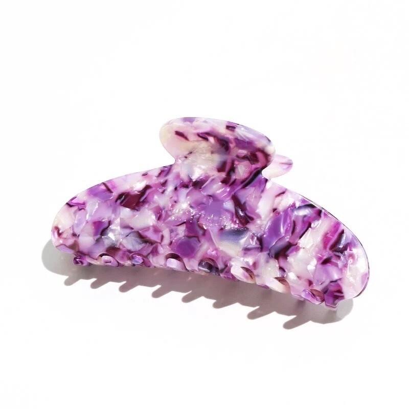 Grande Claw Clip in Wild Orchid