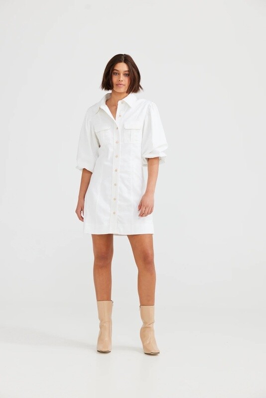 Juniper Dress in White