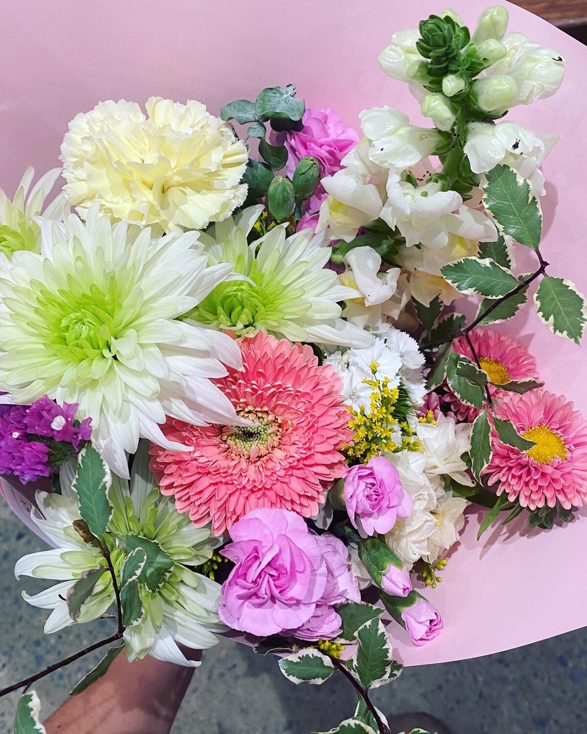 Market Bunch of Fresh Flowers