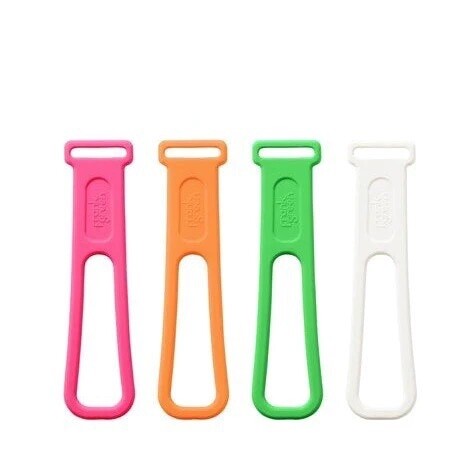 Reusable Strap  Pack in Neon - Cloud, Neon Orange, Neon Green, Neon Pink