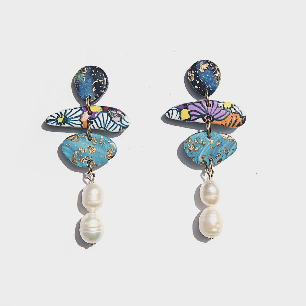 Blue Pebble Pearls