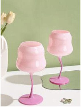 Macaron Twist Glass in Pink&amp; Purple