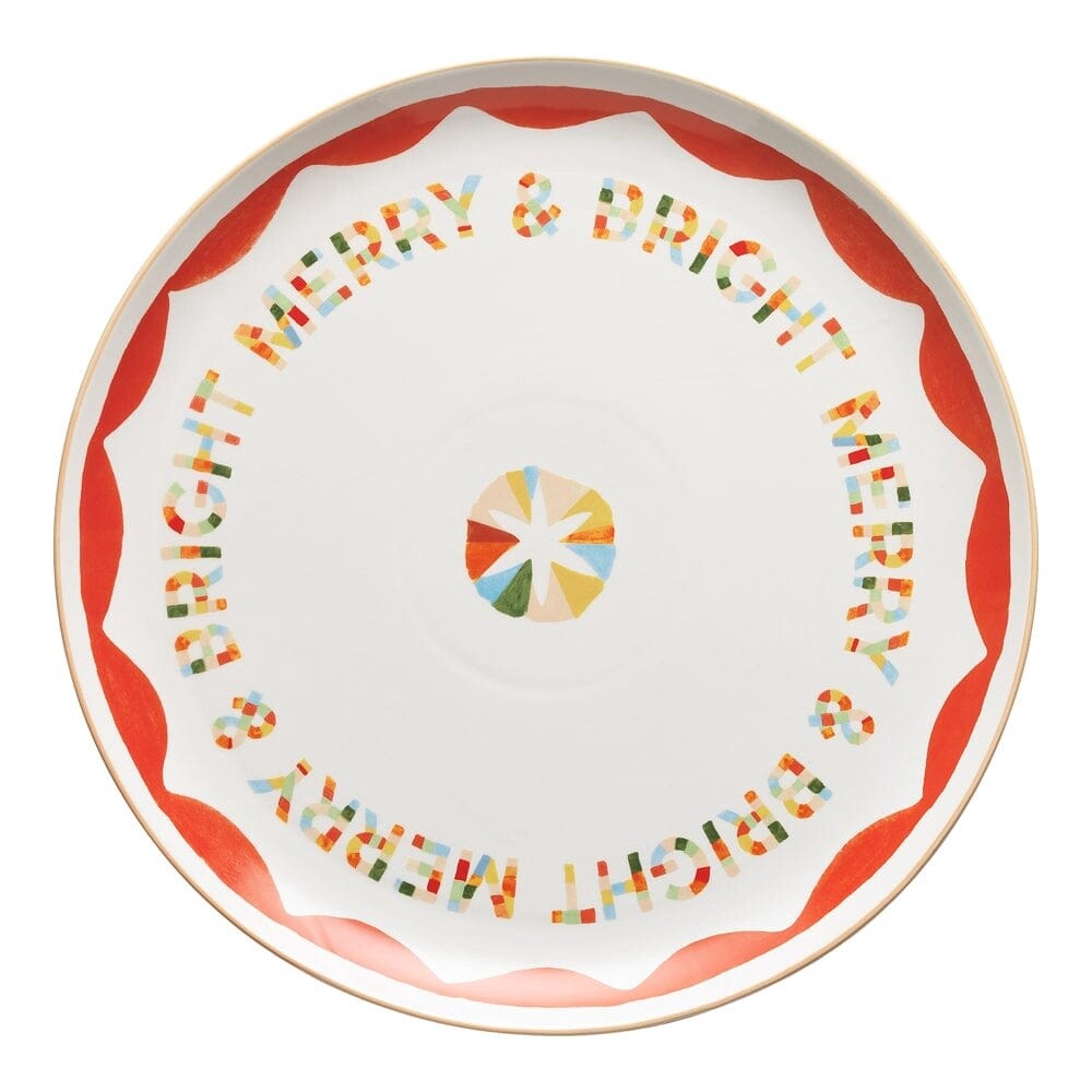 Spirit &quot;Merry &amp; Bright&quot; Serving Platter