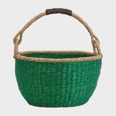 Seagrass Basket in Green