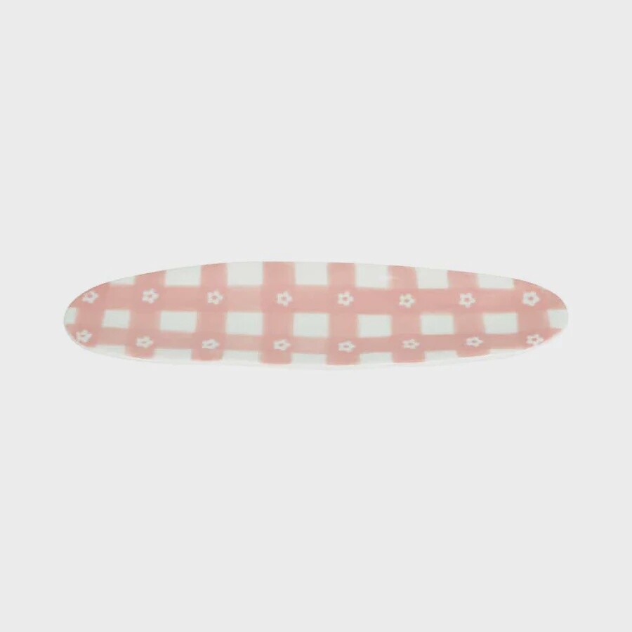 Pink Ceramic Daisy Tray