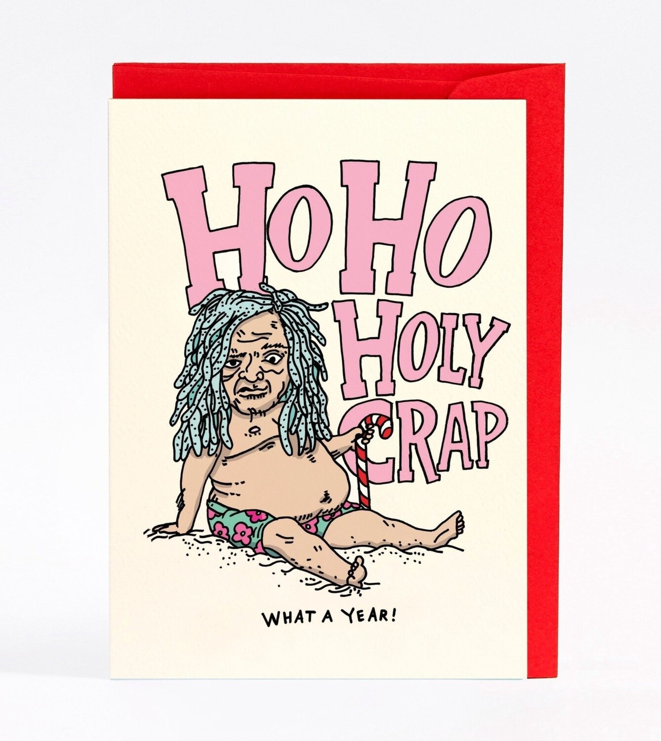 Wally Paper Co - Ho Ho Holy Crap Christmas Card