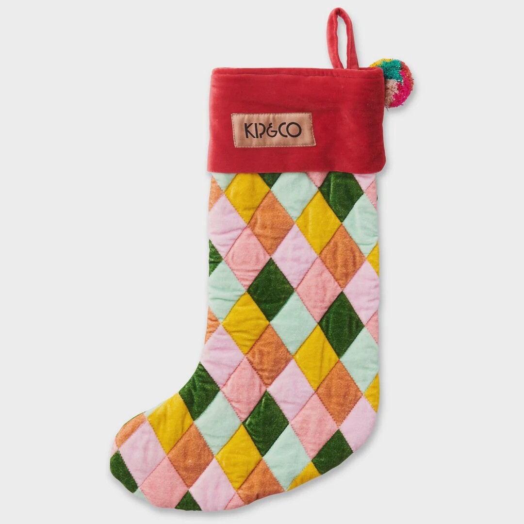 Harlequin Christmas Stocking