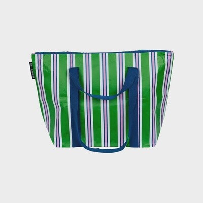 Cabana Stripe Zip Medium Tote