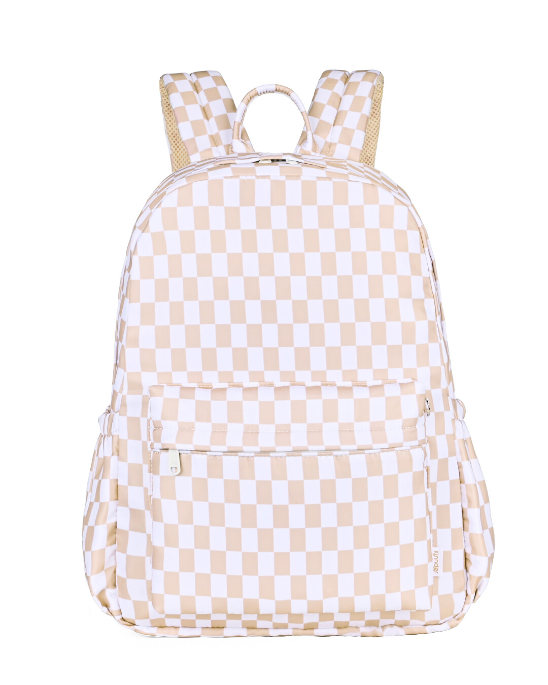 Extra Deep Junior Kindy/School Backpack in Caramel Check