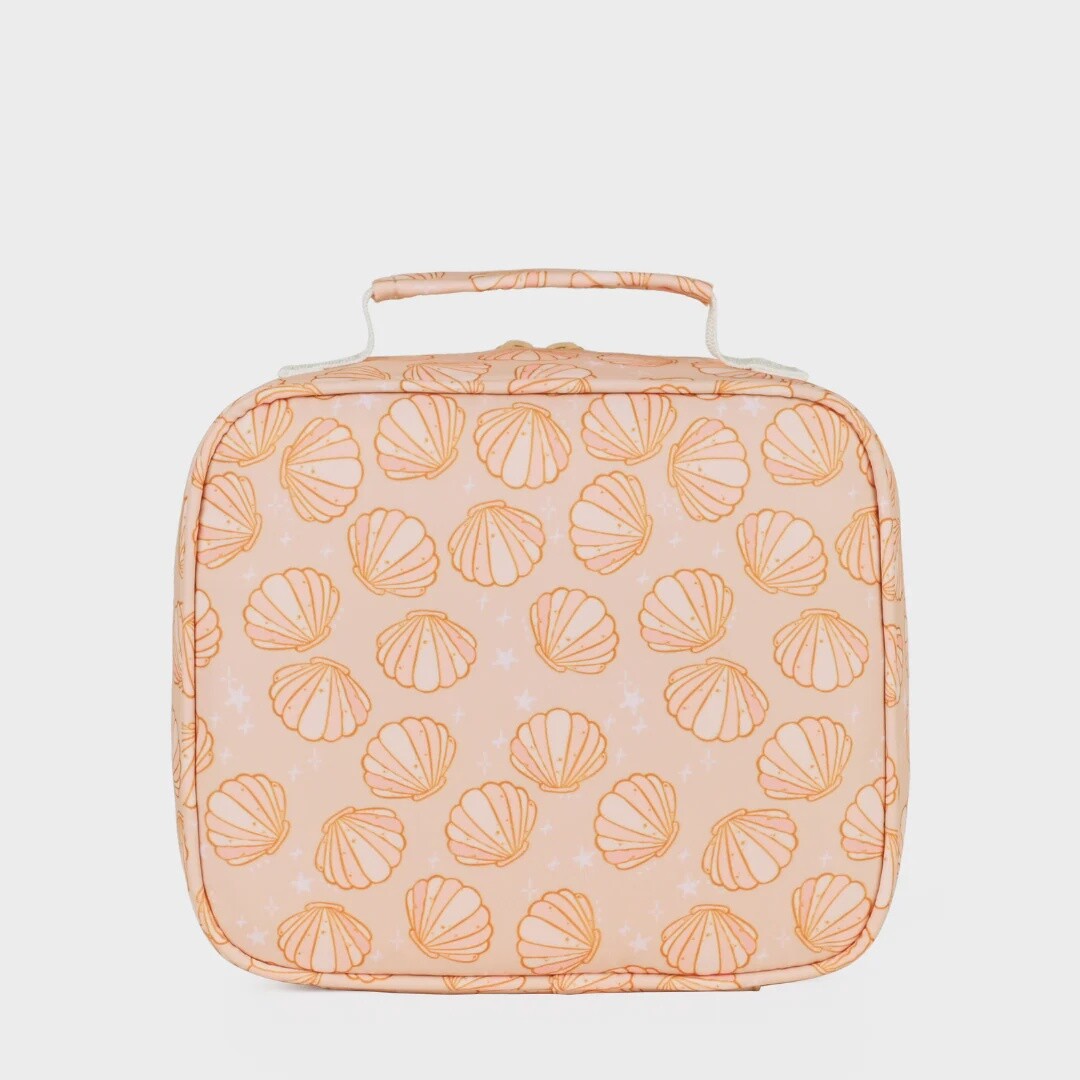 Mini Insulated Lunch Bag in Peach Shell