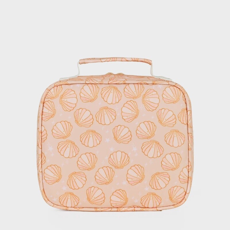 Mini Insulated Lunch Bag in Peach Shell