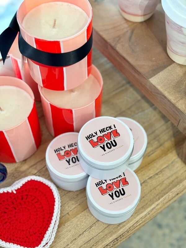 I Love You Travel Tin - White