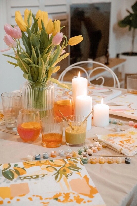 Brush &amp; Bubbles - Intimate Group Booking