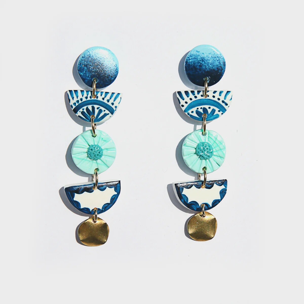 Long Blue Drops