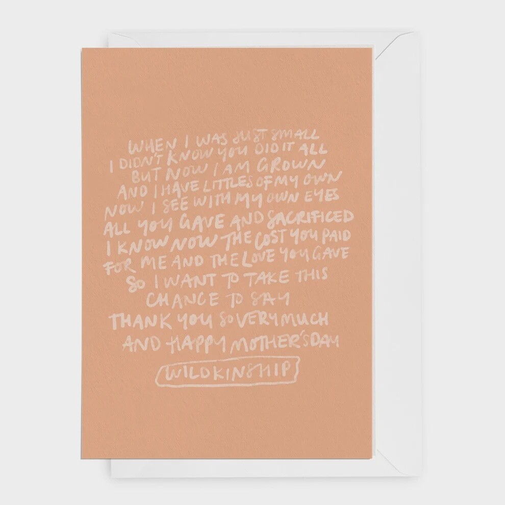 Happy Mother&#39;s Day Card by Wildkinship