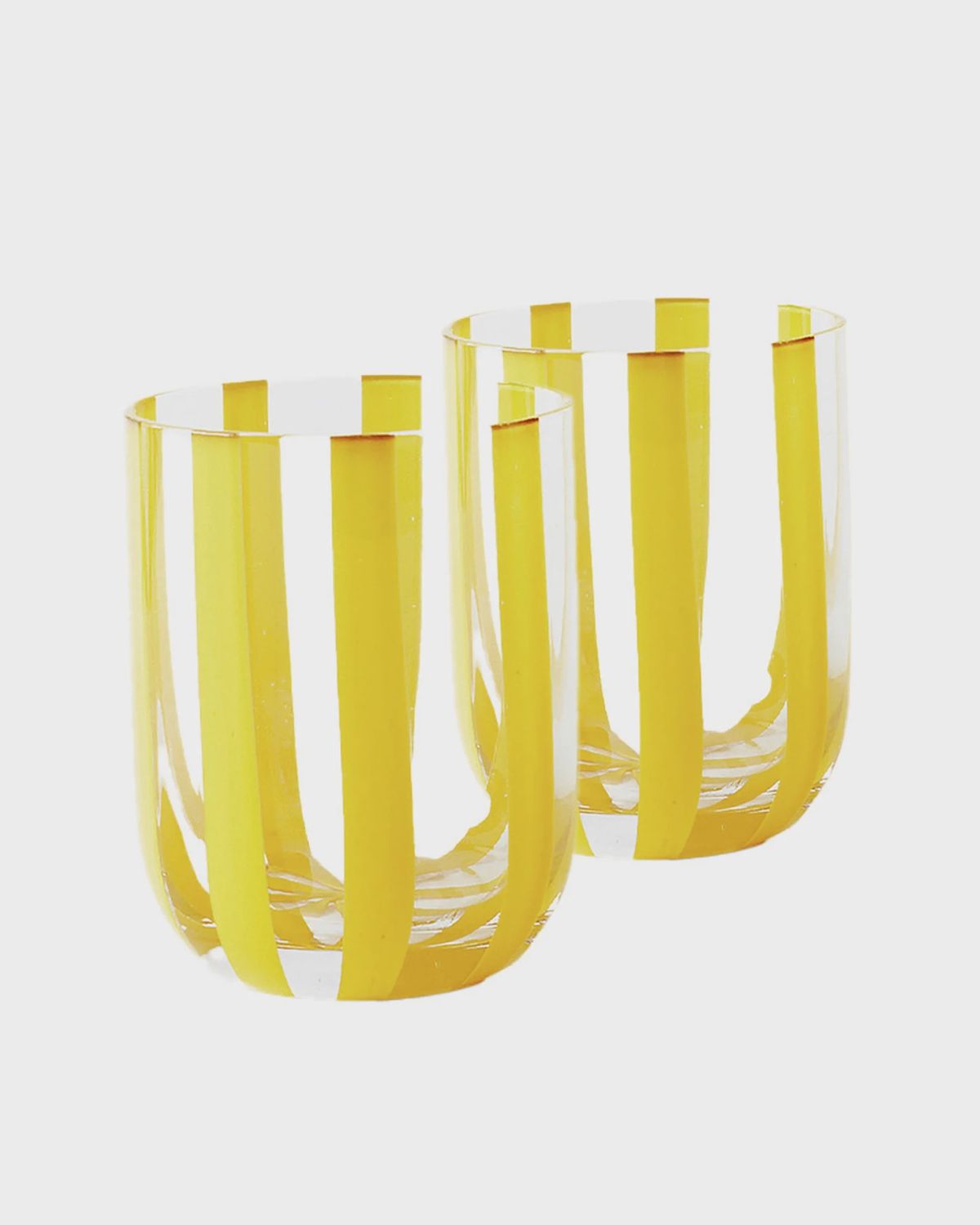 Golden Stripe Tumbler Set of 2
