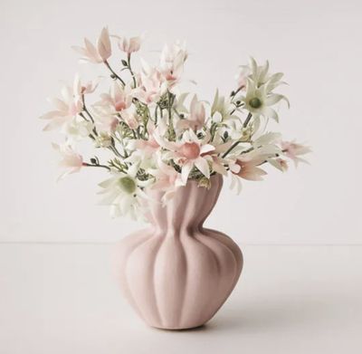 Basma Vase in Pink 19x17cm