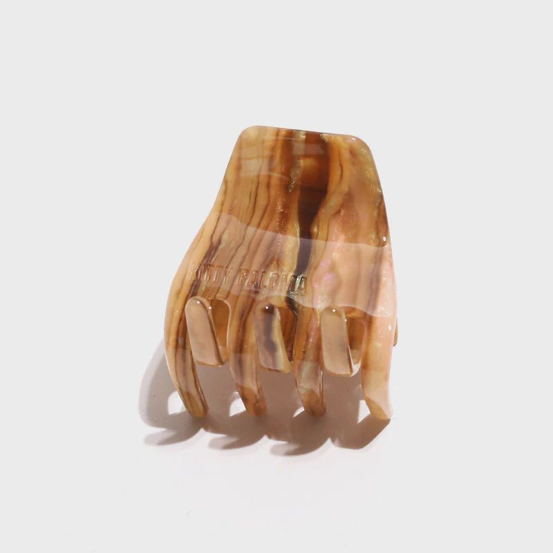 Petite Claw Clip in Tiger-Eye