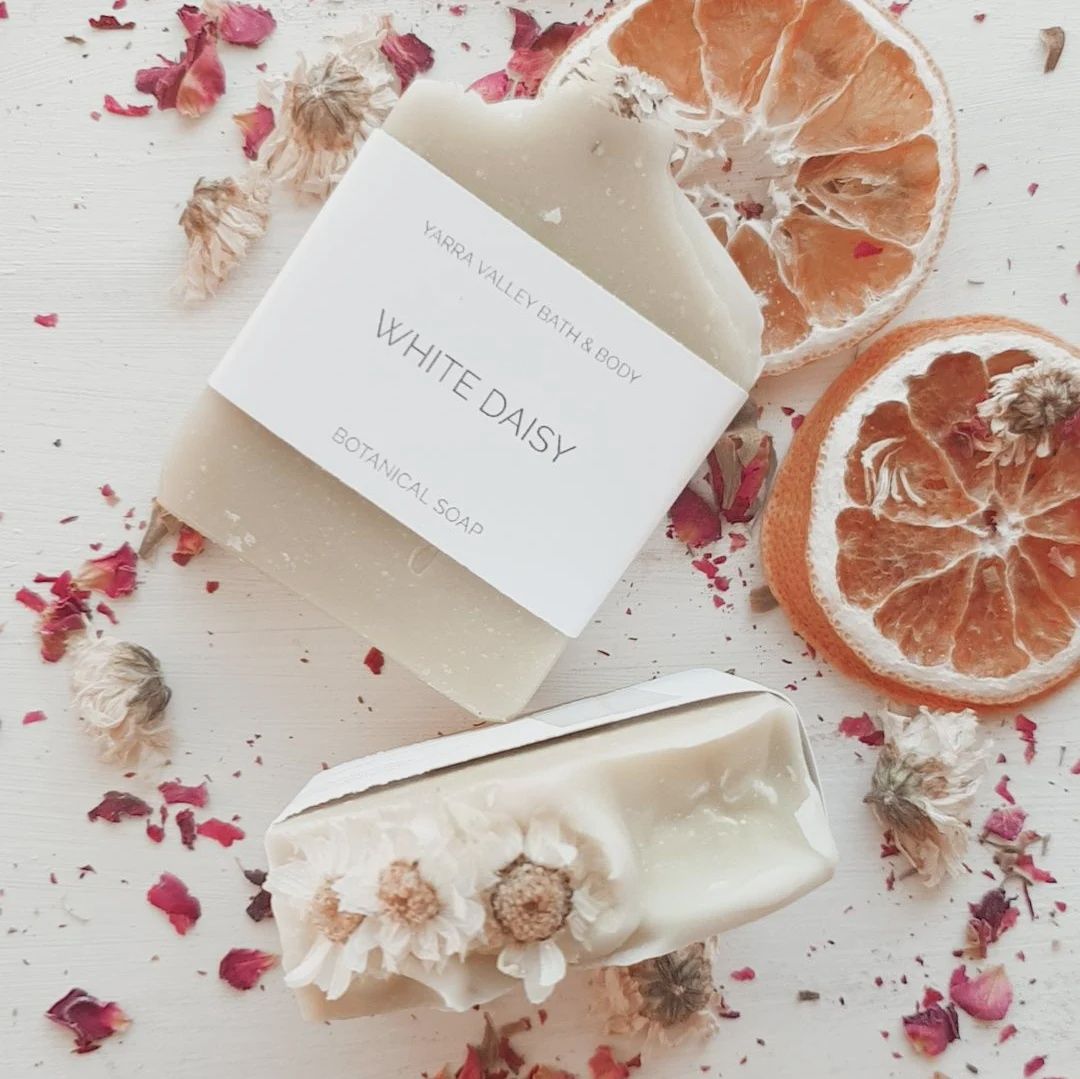 White Daisy Botanical Soap
