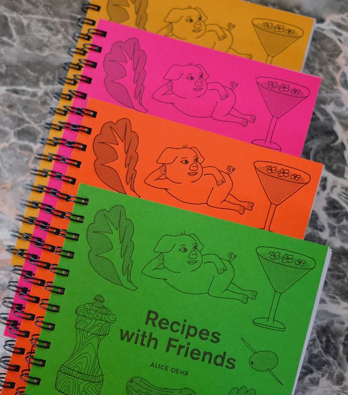 Recipes with Friends Cookbook by Alice Oehr