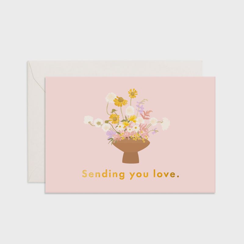 Sending You Love Mini Greeting Card
