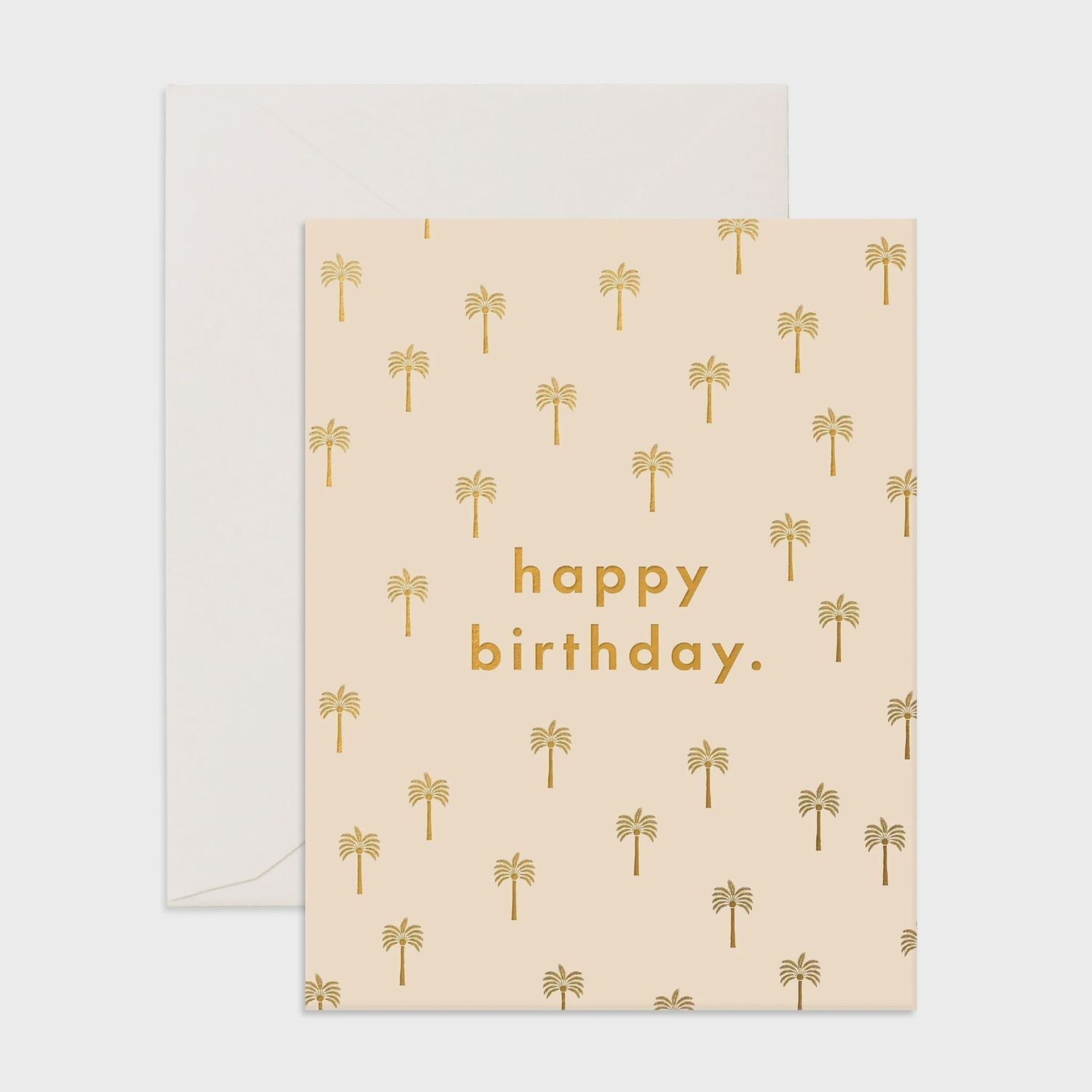 Happy Birthday Palms Greeting Card