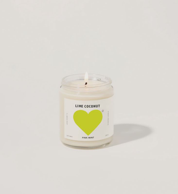 Lime Coconut Soy Candle