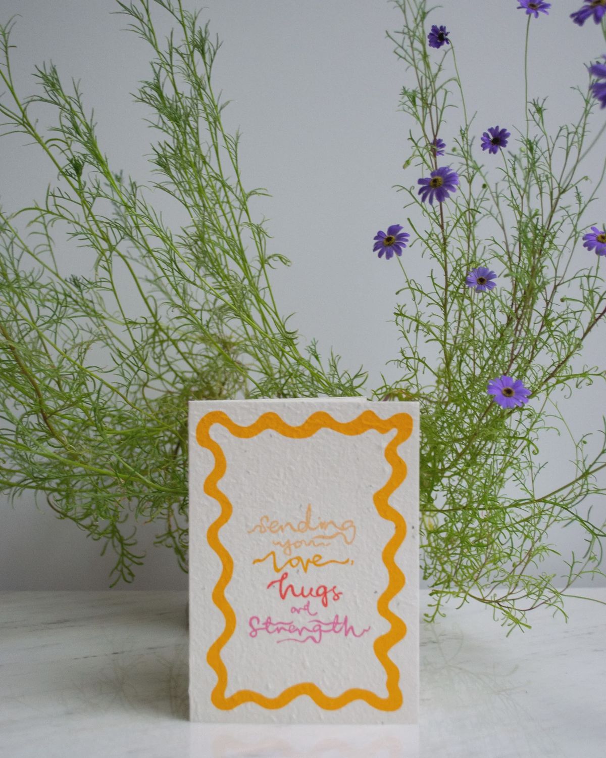 Love, Hugs &amp; Strength Greeting Card