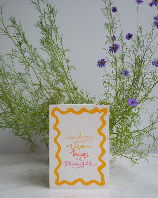Love, Hugs &amp; Strength Greeting Card