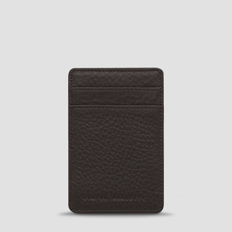 Flip Wallet in Chocolate