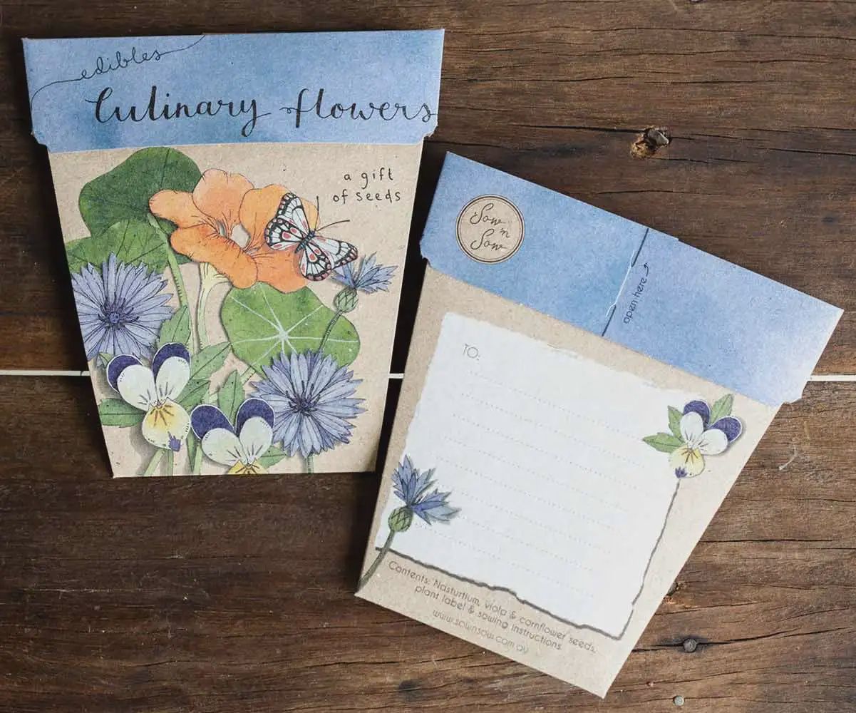 Gift of Seeds - Culinary Flowers
