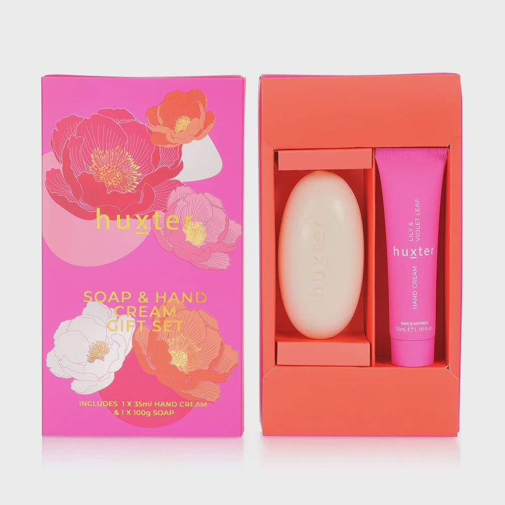Soap &amp; Hand Cream Gift Box | Lily &amp; Violet Leaf