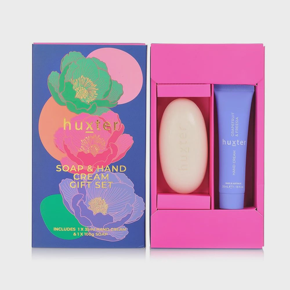 Soap &amp; Hand Cream Gift Box | Grapefruit &amp; Freesia