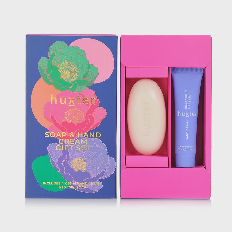 Soap &amp; Hand Cream Gift Box | Grapefruit &amp; Freesia