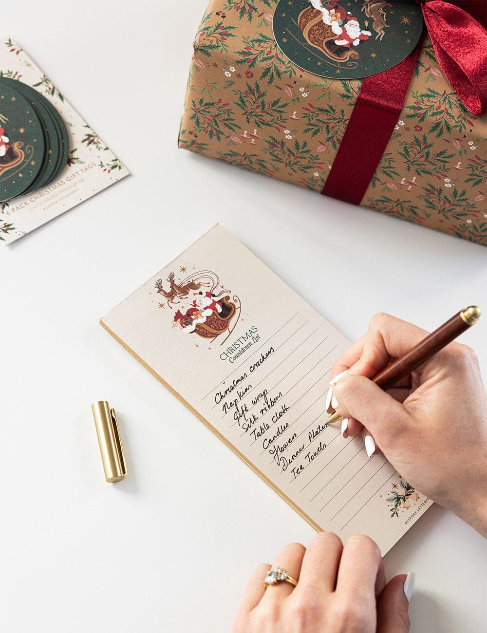 Christmas Countdown Shopping List Notepad