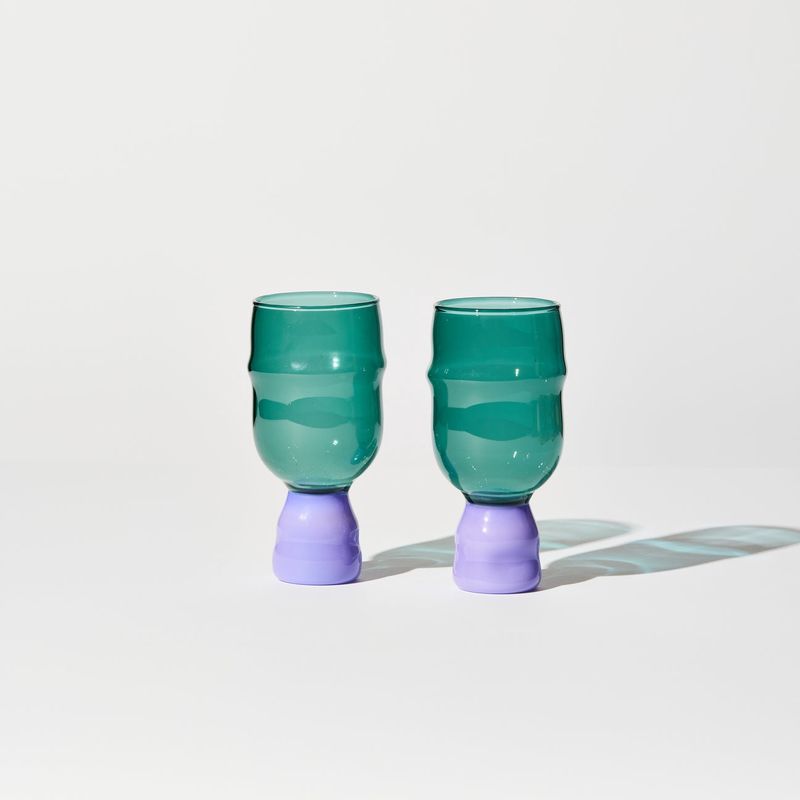 Show Pony Glasses Set in Teal &amp; Lilac