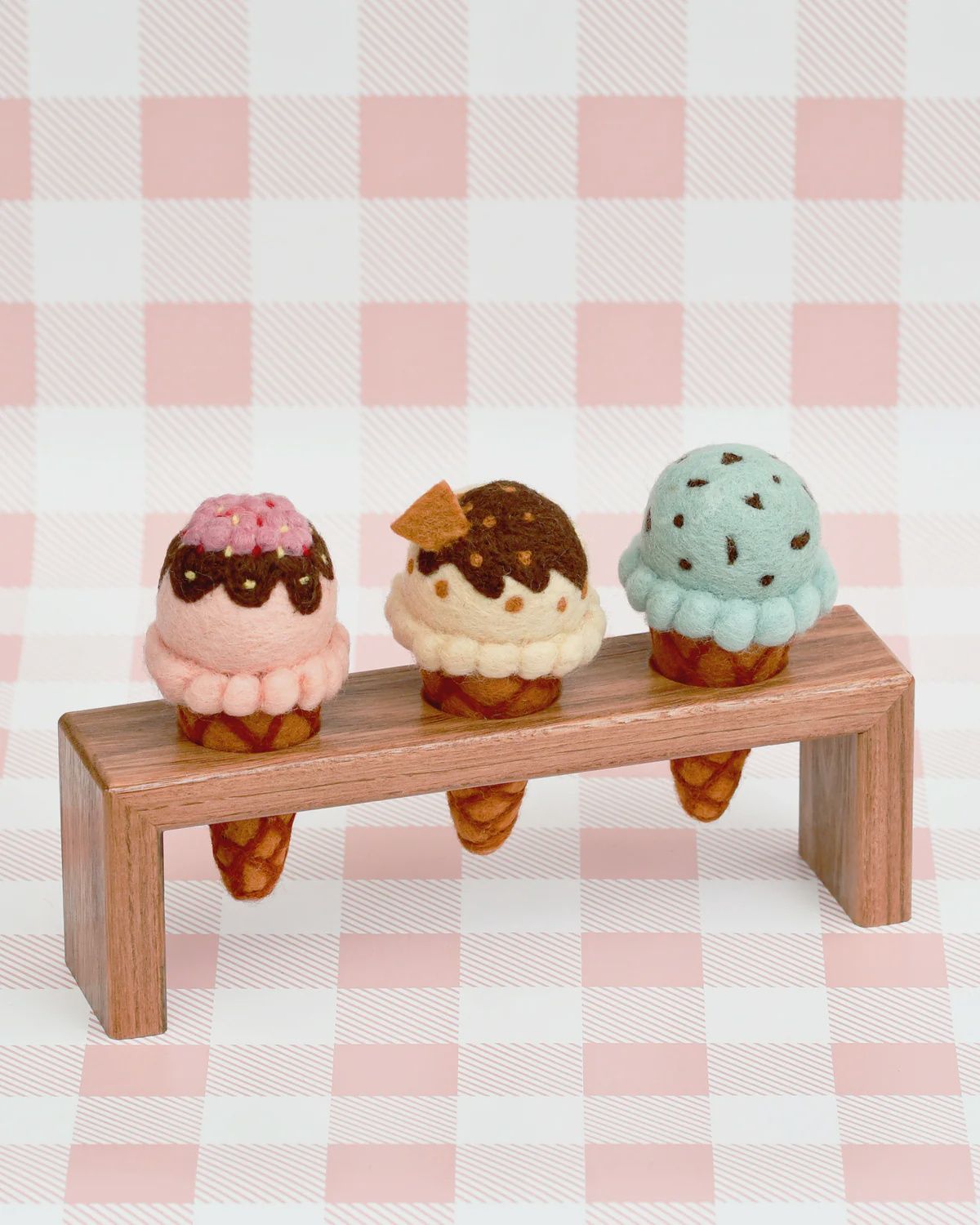 Felt Ice Cream Cone Holder