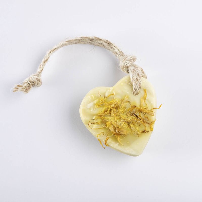 Heart Shaped Soap - Lemon Myrtle &amp; Lemongrass