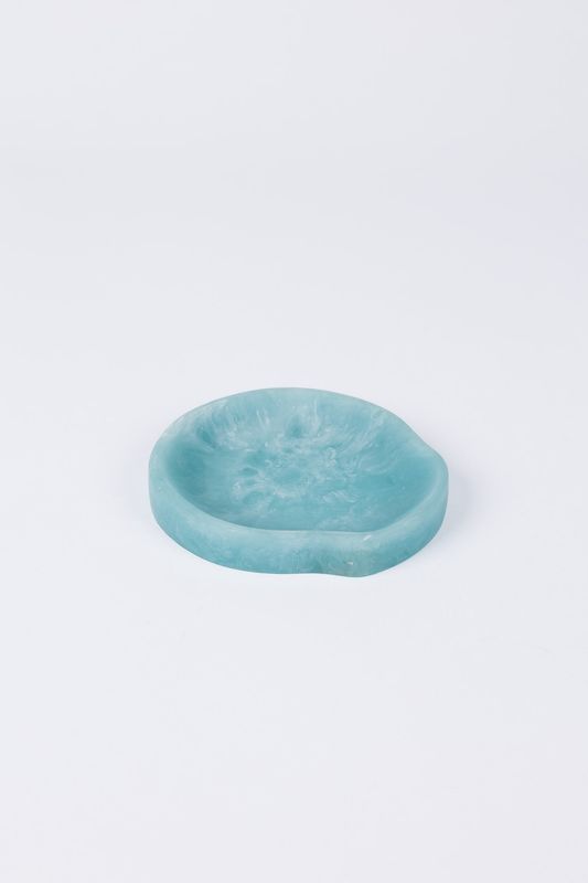 Scallop Dish in Blue